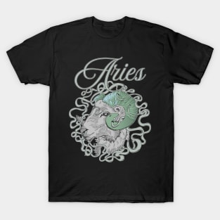 Aries Ram Zodiac Sign T-Shirt